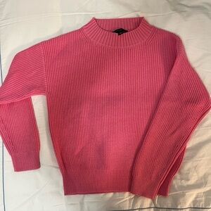 Ann Taylor Petite pink crew neck sweater.  Size SP.